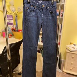 Rock & Republic Bootcut Womens Size 26 Blue Denim Mid Rise Jeans